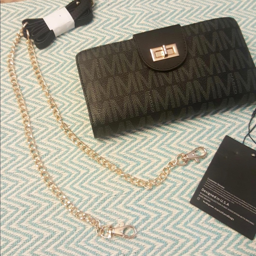 NWT MKP Women Fashion Small Crossbody Shoulder Bag, AVAILABLE IN BLACK OR BROWN!